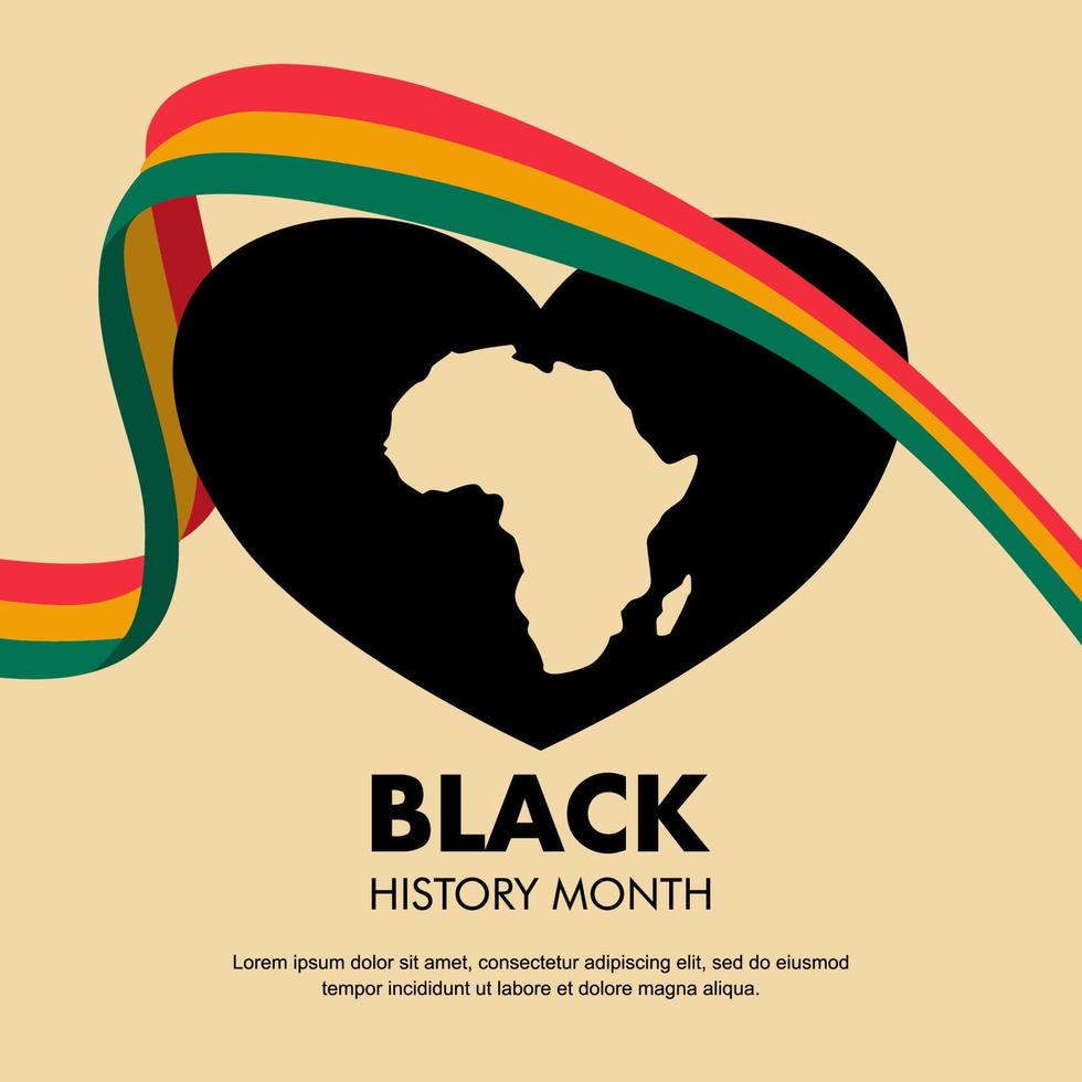 Black History Month vector