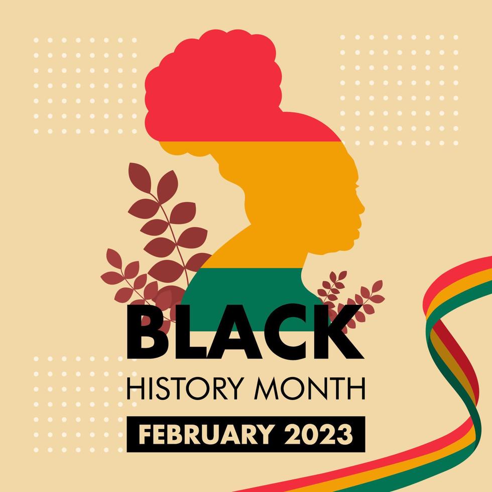 Black History Month vector