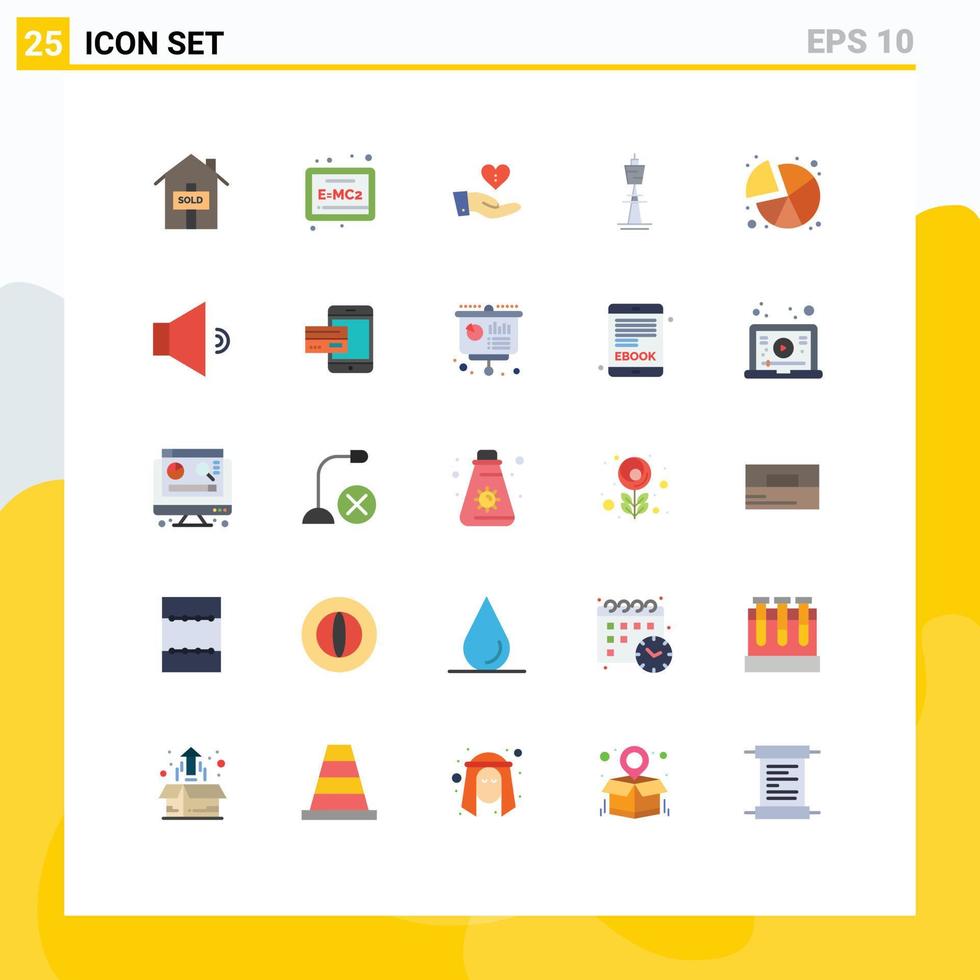 Set of 25 Modern UI Icons Symbols Signs for chart tower giving sydney australian Editable Vector Design Elements