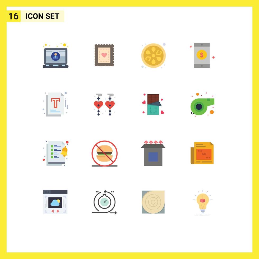 16 Creative Icons Modern Signs and Symbols of management document toddler sign mobile Editable Pack of Creative Vector Design Elements