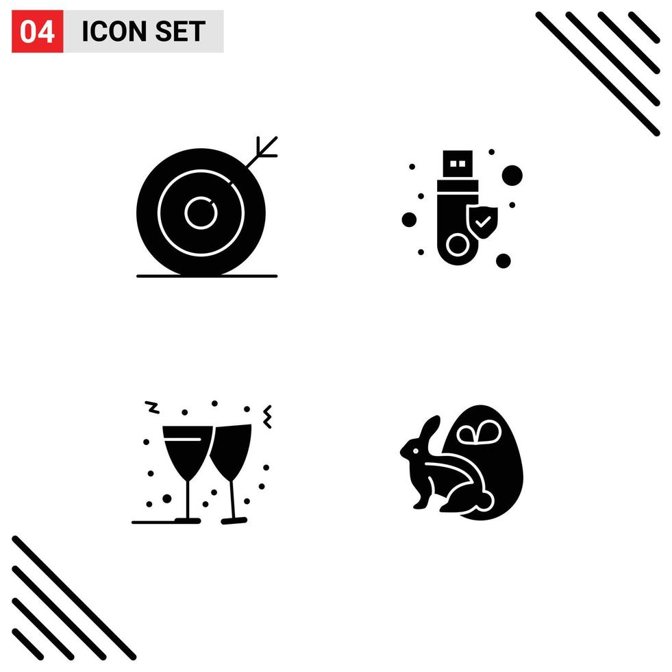 Universal Solid Glyph Signs Symbols of engine beer search signature wine Editable Vector Design Elements