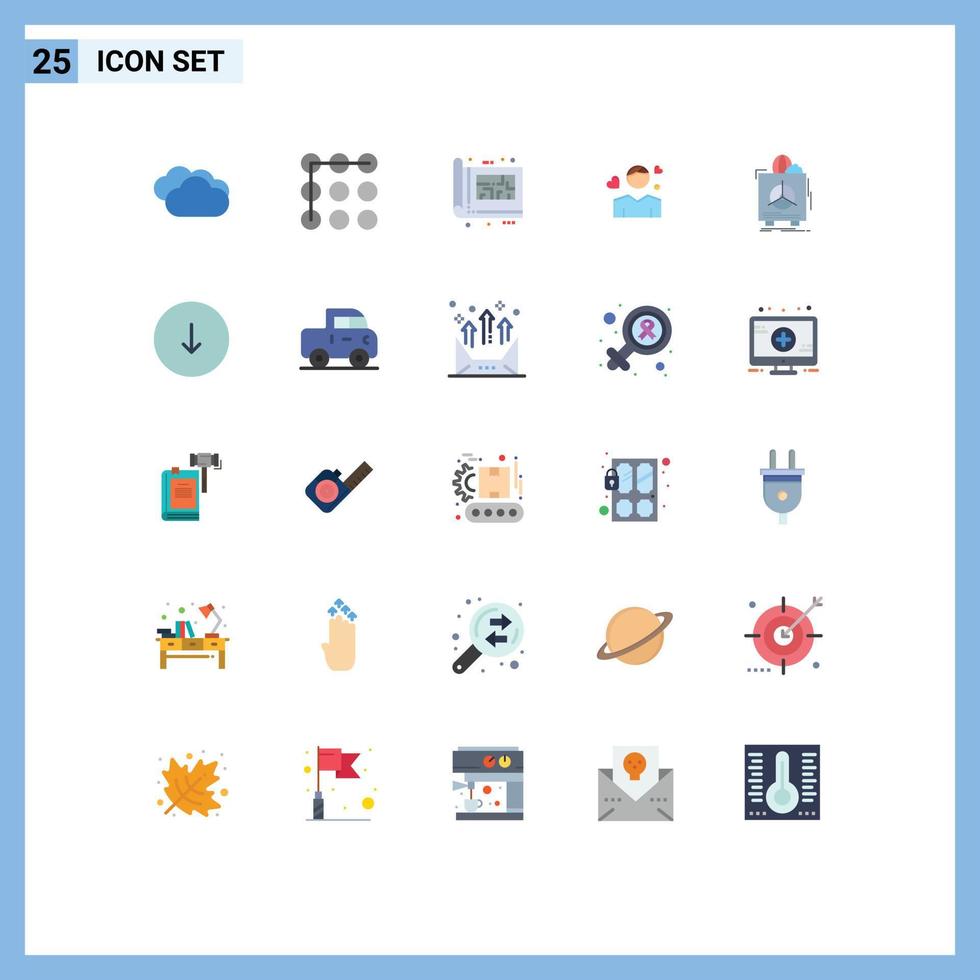 25 Flat Color concept for Websites Mobile and Apps insurance person design avatar man Editable Vector Design Elements
