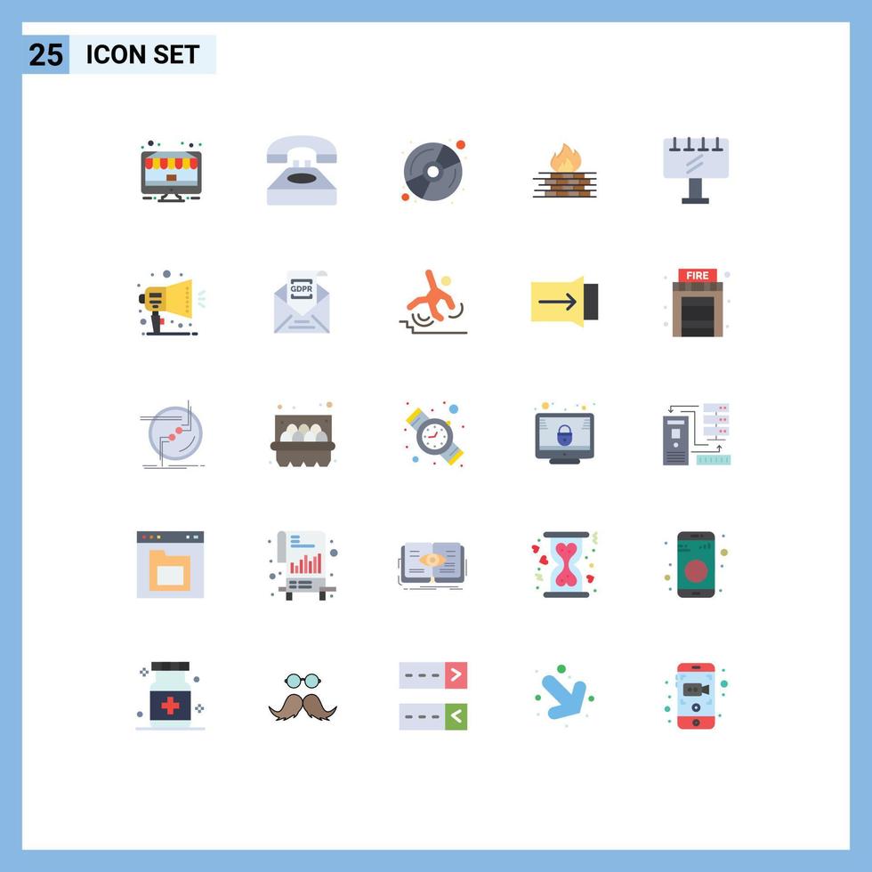 25 Creative Icons Modern Signs and Symbols of security firewall contact us computer multimedia Editable Vector Design Elements