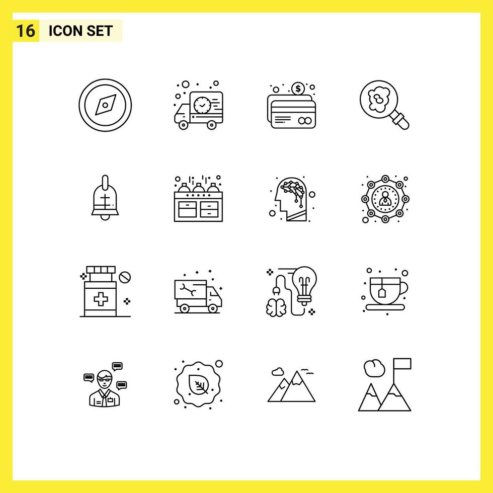 16 Thematic Vector Outlines and Editable Symbols of holiday ring banking ball research Editable Vector Design Elements