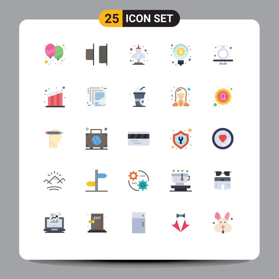 25 Universal Flat Colors Set for Web and Mobile Applications diamond money ancient ideas greek Editable Vector Design Elements
