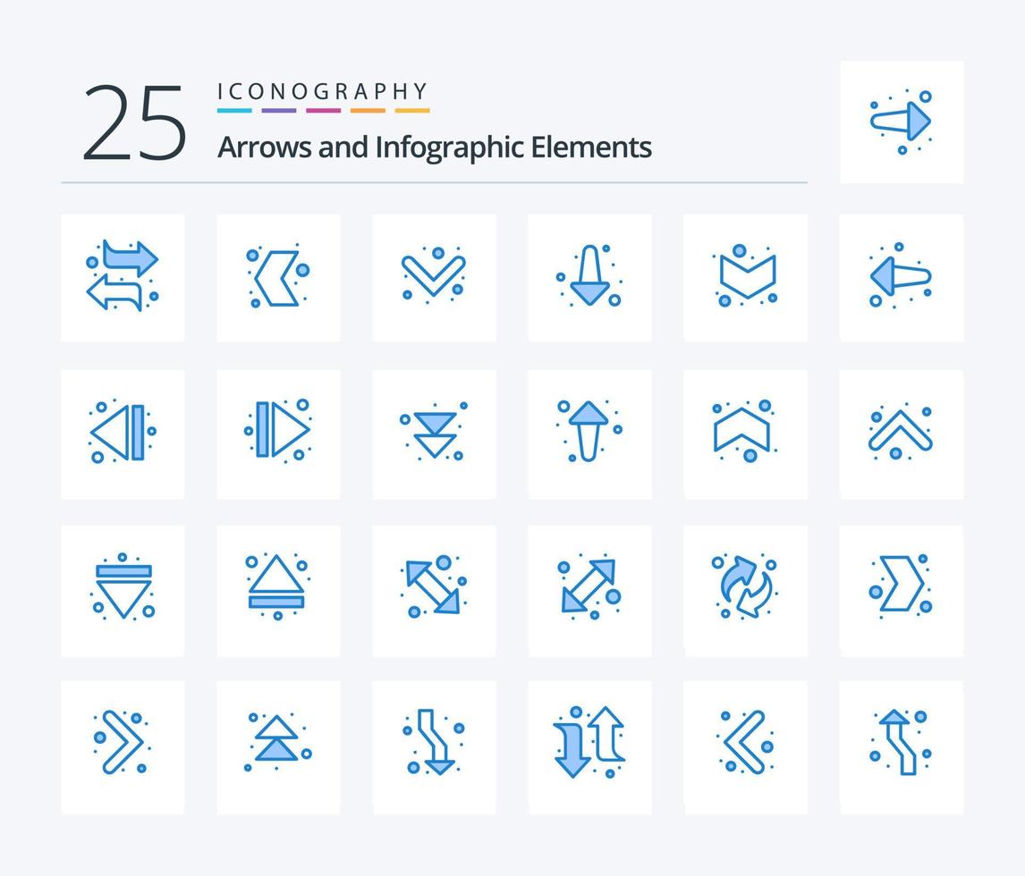 Arrow 25 Blue Color icon pack including multimedia. arrow. pointer. left. arrow vector