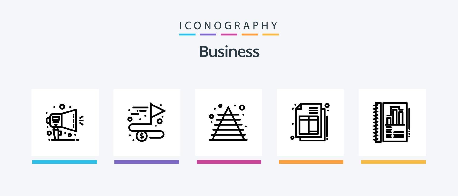 Business Line 5 Icon Pack Including coffee break. break. commission. customer retention. customer. Creative Icons Design vector