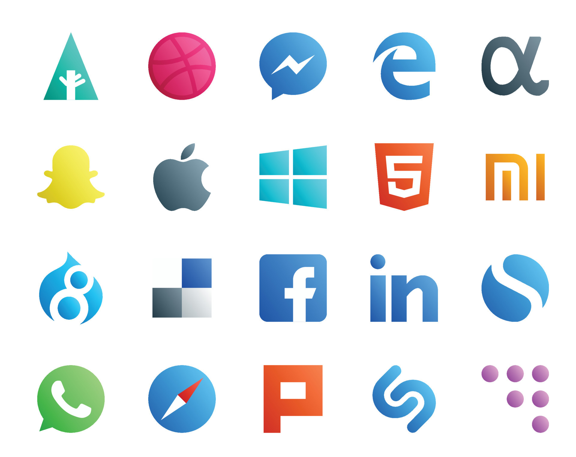 Paquete De 20 conos De Redes Sociales Que Incluye Navegador Whatsapp paquete-de-20-conos-de-redes-sociales-que-incluye-navegador-whatsapp