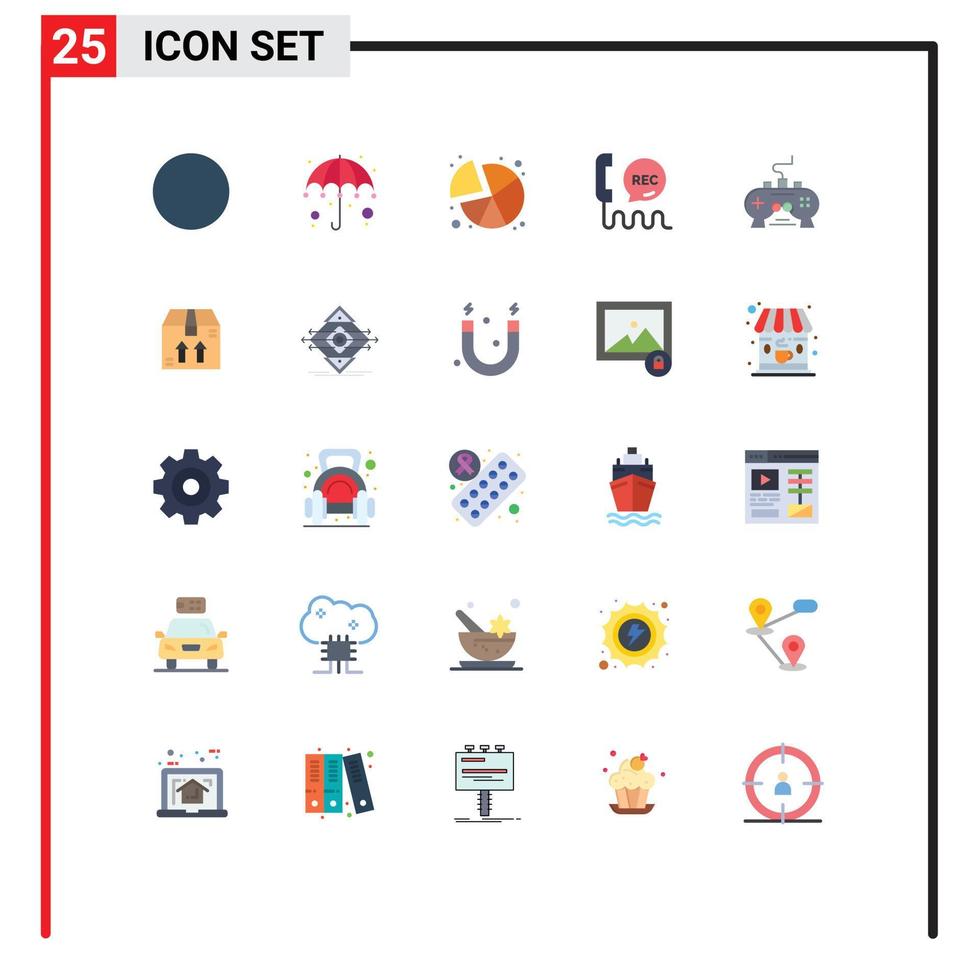25 Creative Icons Modern Signs and Symbols of video game statistics help communication Editable Vector Design Elements