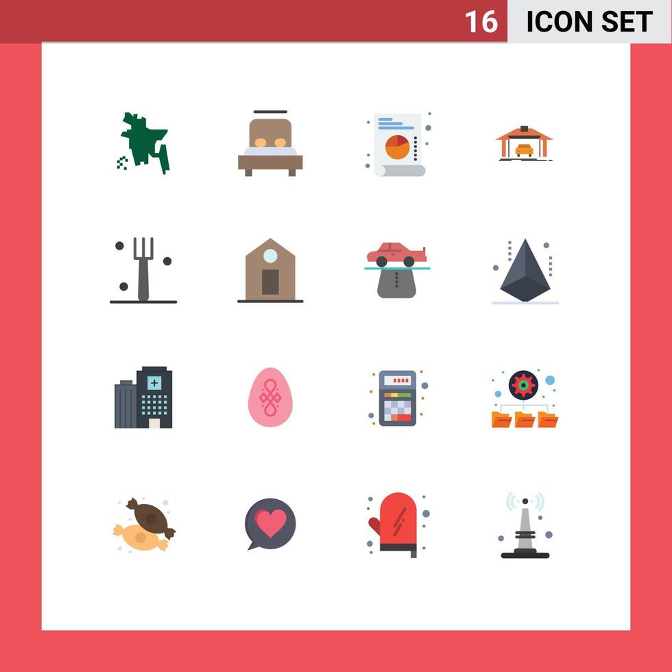 Stock Vector Icon Pack of 16 Line Signs and Symbols for bangladesh list bed wedding building Editable Pack of Creative Vector Design Elements