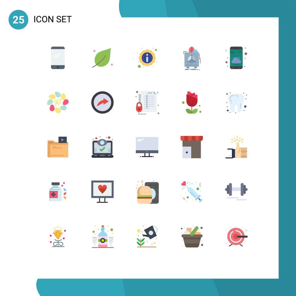 25 Flat Color concept for Websites Mobile and Apps phone warranty spring product insurance Editable Vector Design Elements