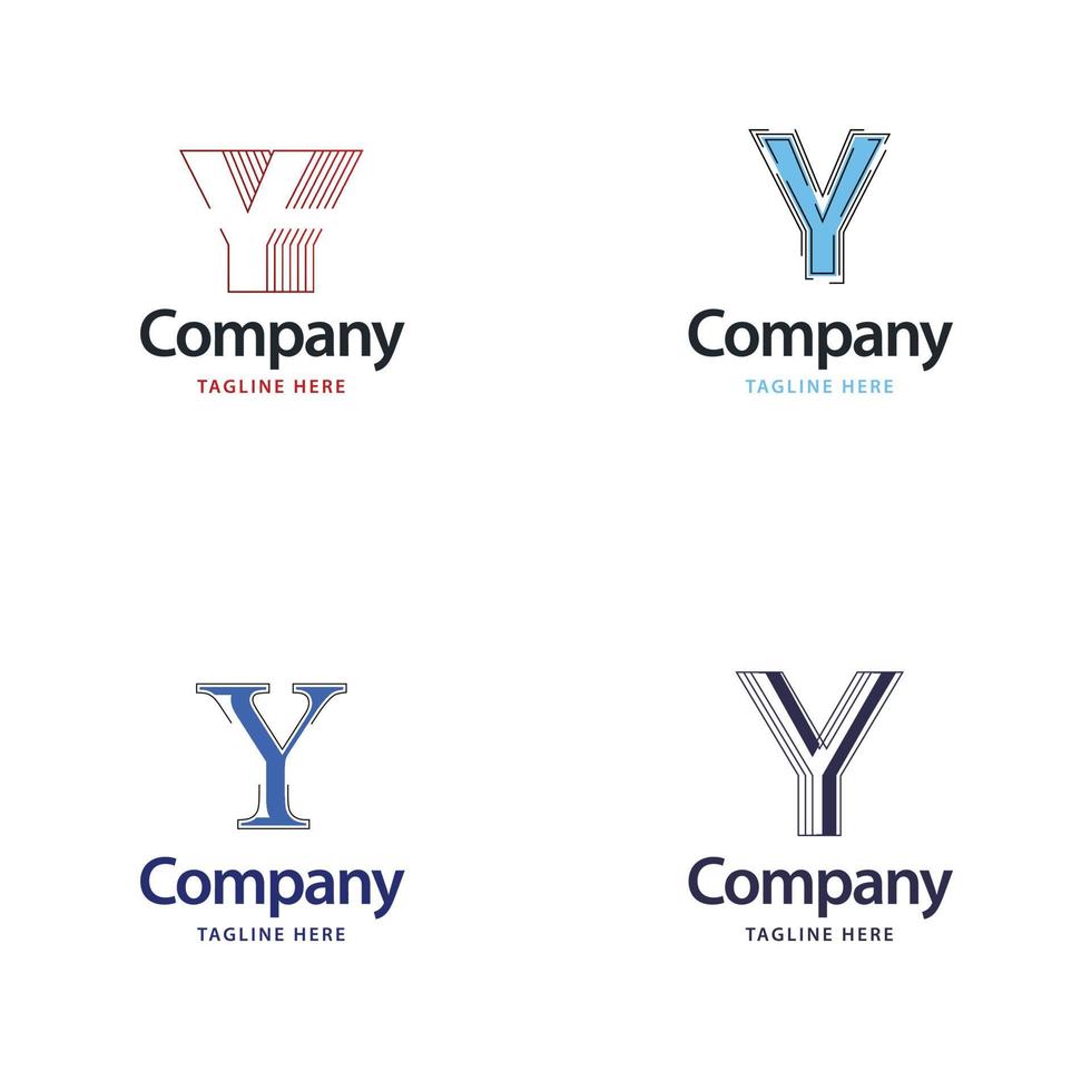 Letter Y Big Logo Pack Design Creative Modern logos design for your business 18693679 Vector Art