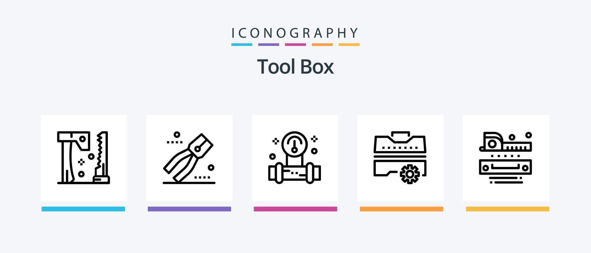 paquete de iconos de la línea 5 de herramientas que incluye circular. válvula. herramientas. tubo. edificios diseño de iconos creativos vector