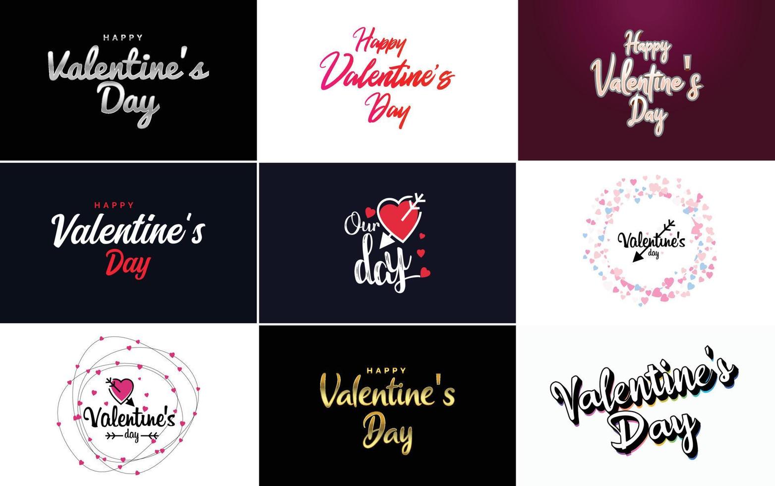I Love You hand-drawn lettering with a heart design. suitable for use in Valentine's Day designs or as a romantic greeting vector