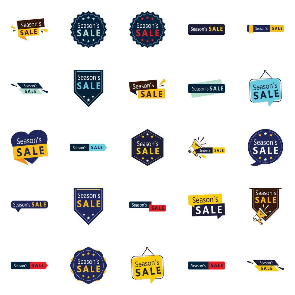 25 High-Converting Season Sale Call-to-Action Enhancers for E-commerce Websites vector