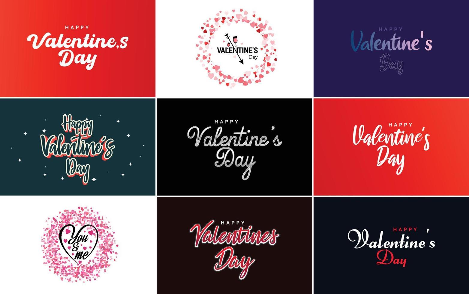I Love You hand-drawn lettering with a heart design. suitable for use as a Valentine's Day greeting or in romantic designs vector