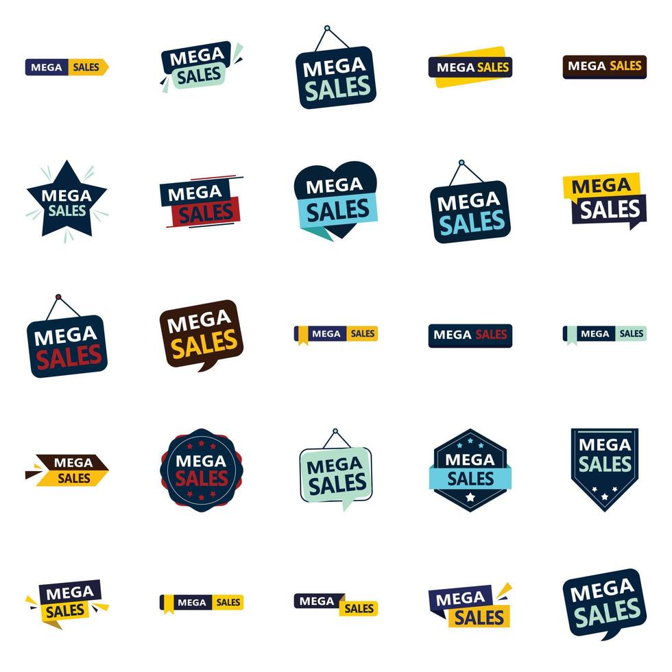 Mega Sale Bundle 25 Impactful Vector Designs for Salespeople