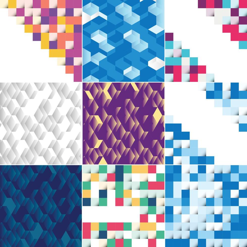 fondo vectorial con una ilustración de textura abstracta con cuadrados adecuados para usar como diseño de patrón para pancartas. carteles volantes vector