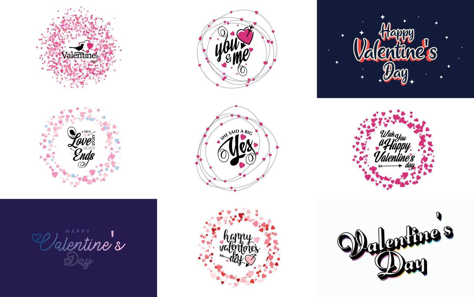 Love word art design with a heart-shaped background and a sparkling effect vector