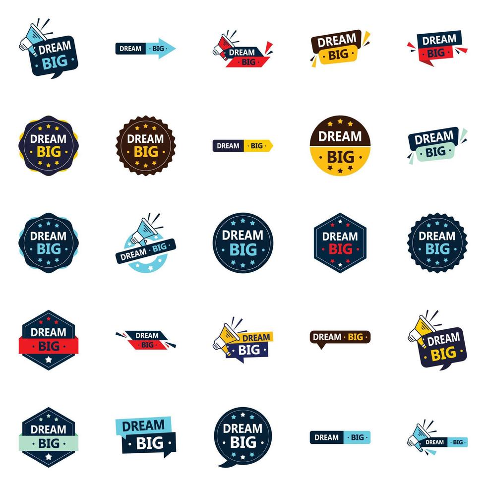 25 Professional Vector Designs for Achieving your Dreams