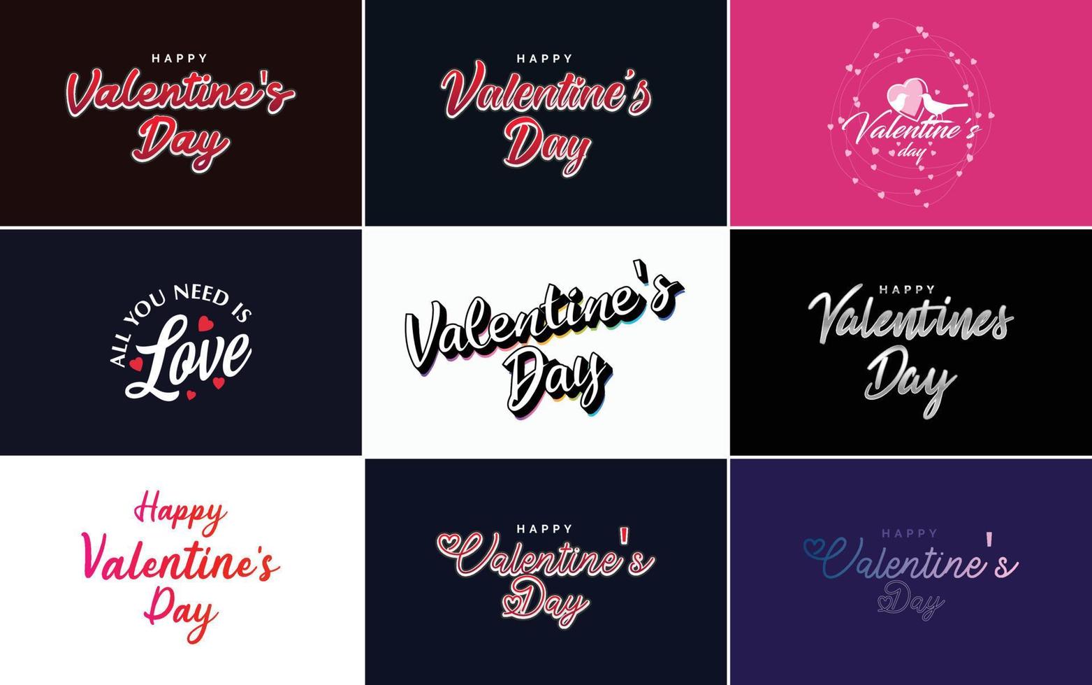 Love word art design with a heart-shaped background and a bokeh effect vector