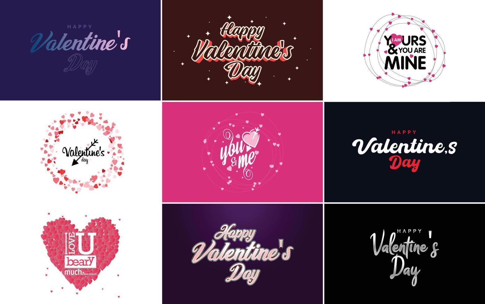 Love word art design with a heart-shaped background and a bokeh effect vector