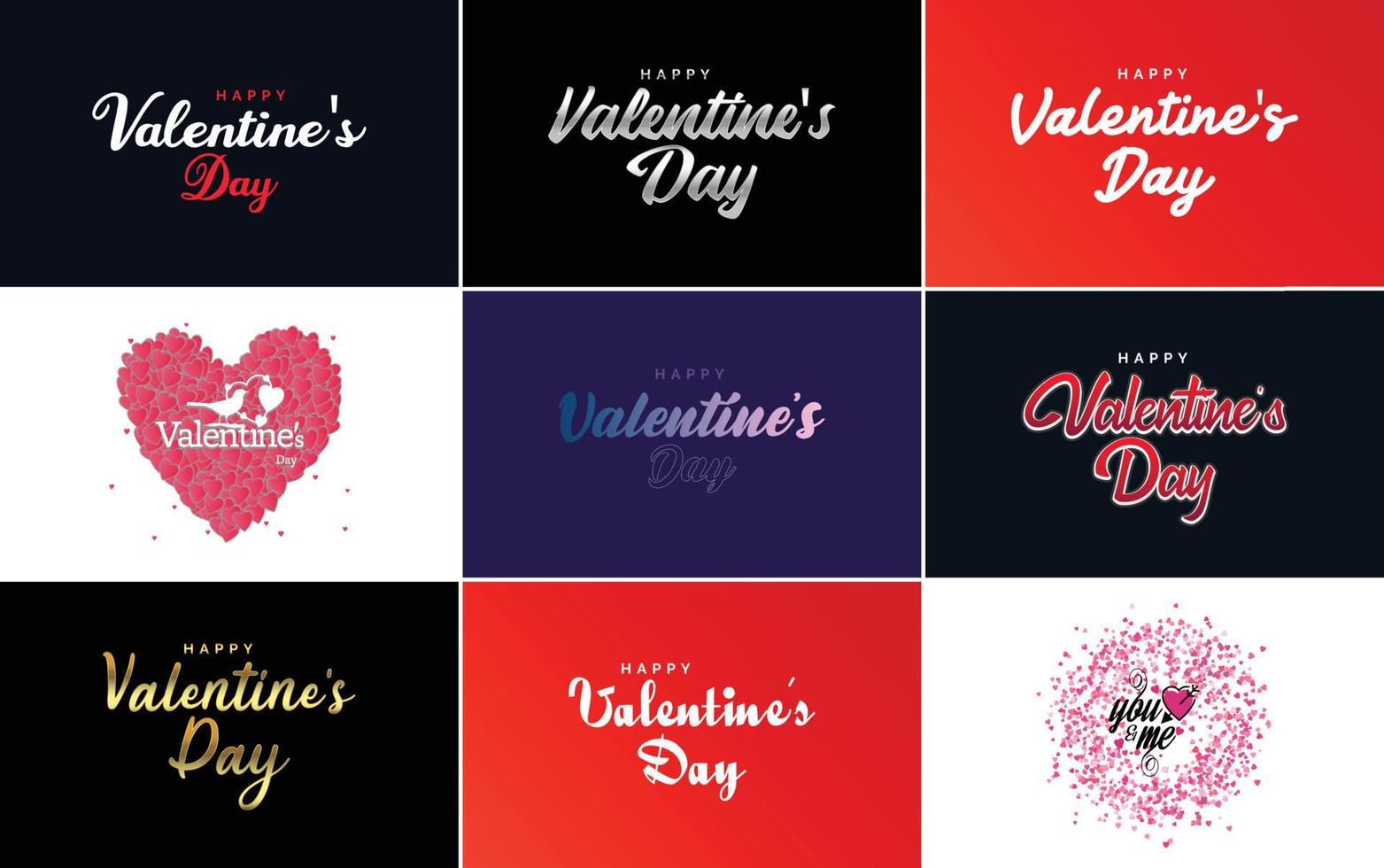 Love word art design with a heart-shaped gradient background vector