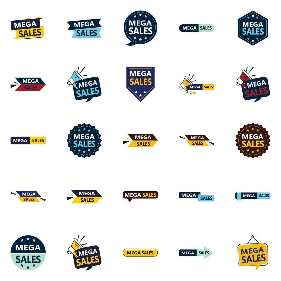 25 Elegant Vector Designs in the Mega Sale Bundle   Elevate Your Brand's Image