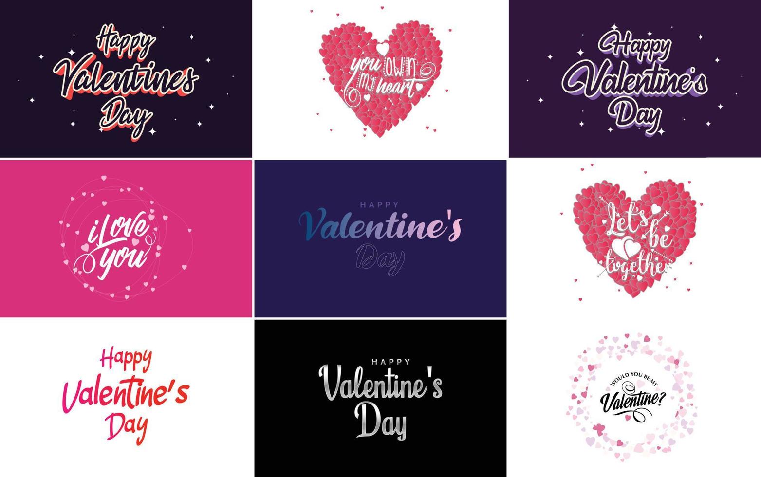 I Love You hand-drawn lettering with a heart design. suitable for use as a Valentine's Day greeting or in romantic designs vector