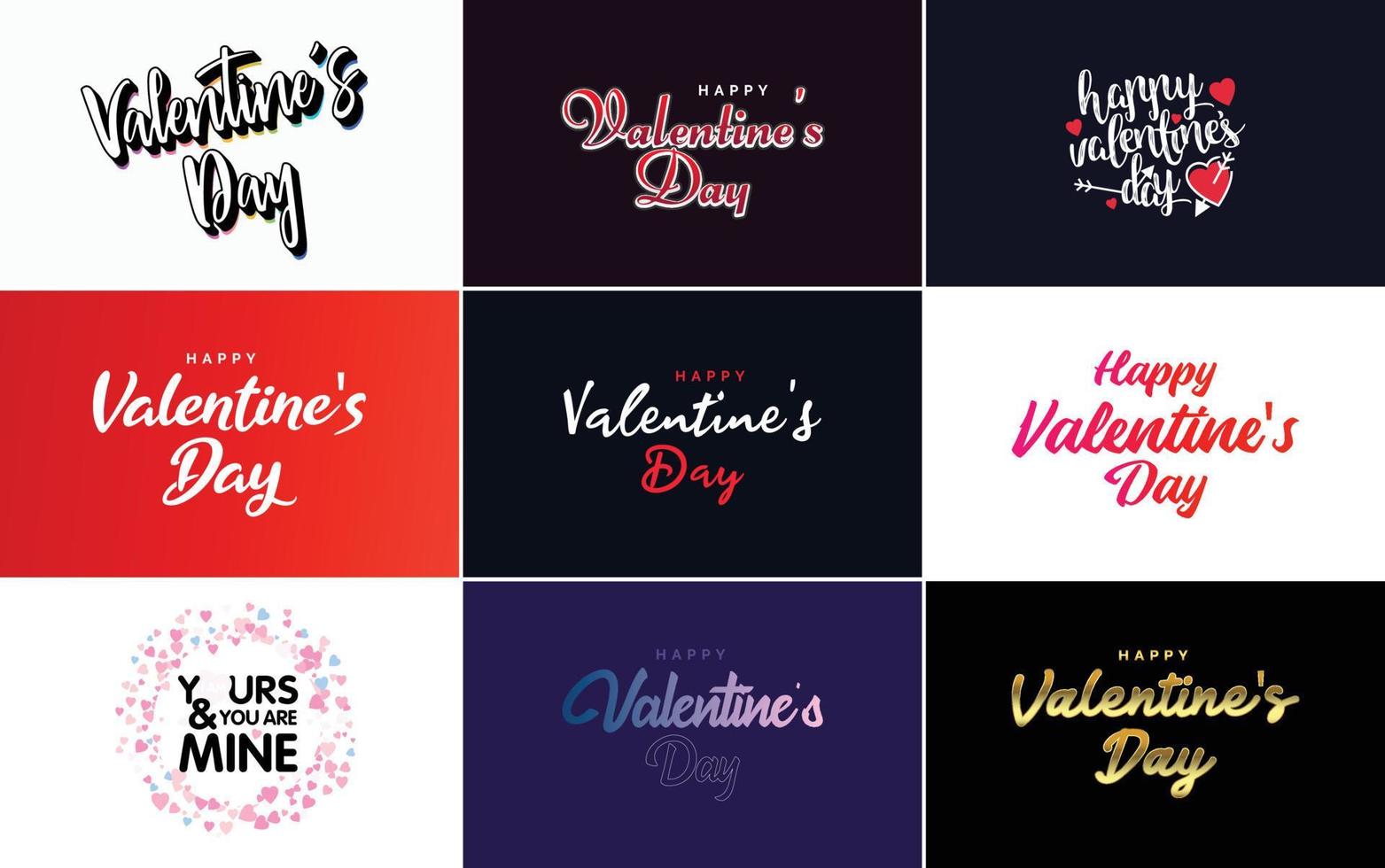 Love word art design with a heart-shaped gradient background vector