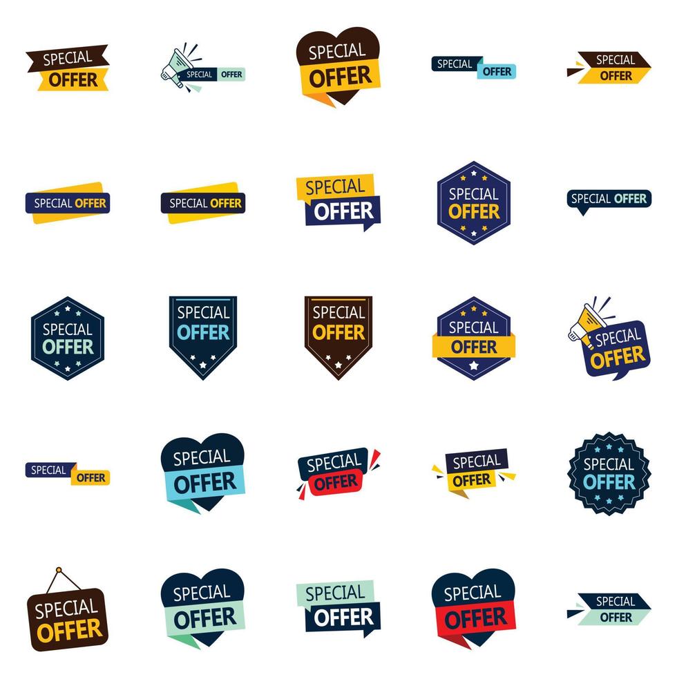 The Special Offer Vector Collection 25 Flexible Designs for Product and Graphic Designers