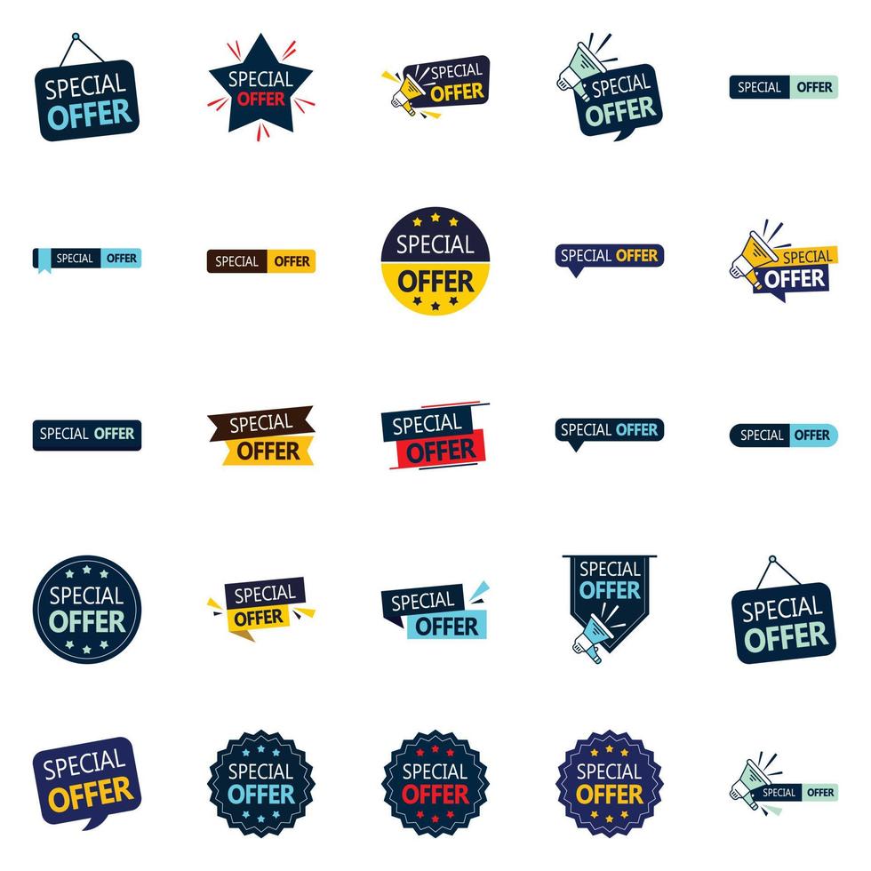Special Offer 25 Versatile Vector Banners for All Your Marketing and Sales Needs