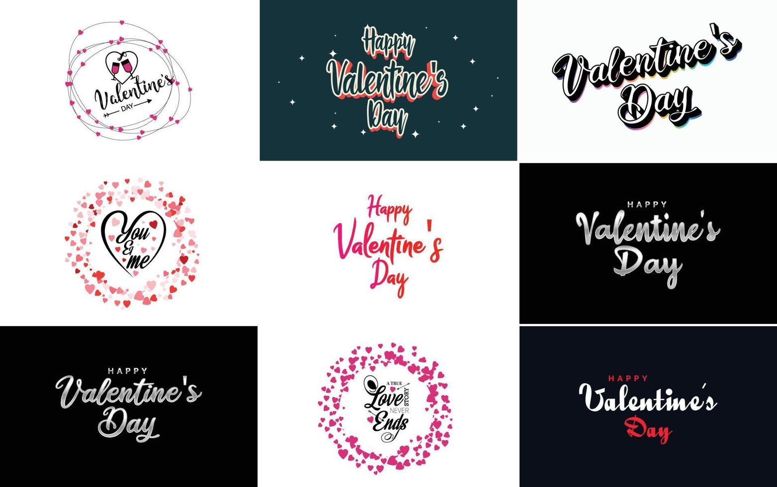 I Love You hand-drawn lettering with a heart design. suitable for use in Valentine's Day designs or as a romantic greeting vector