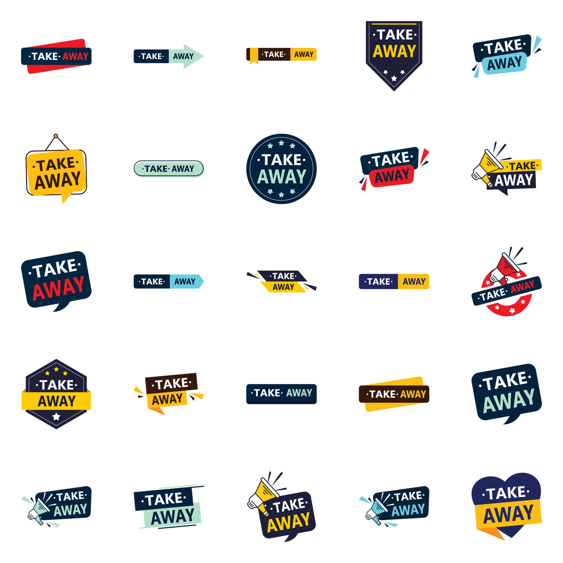 Food On The Go 25 Vector Designs In The Take Away Pack For Food Outlets food-on-the-go-25-vector-designs-in-the-take-away-pack-for-food-outlets