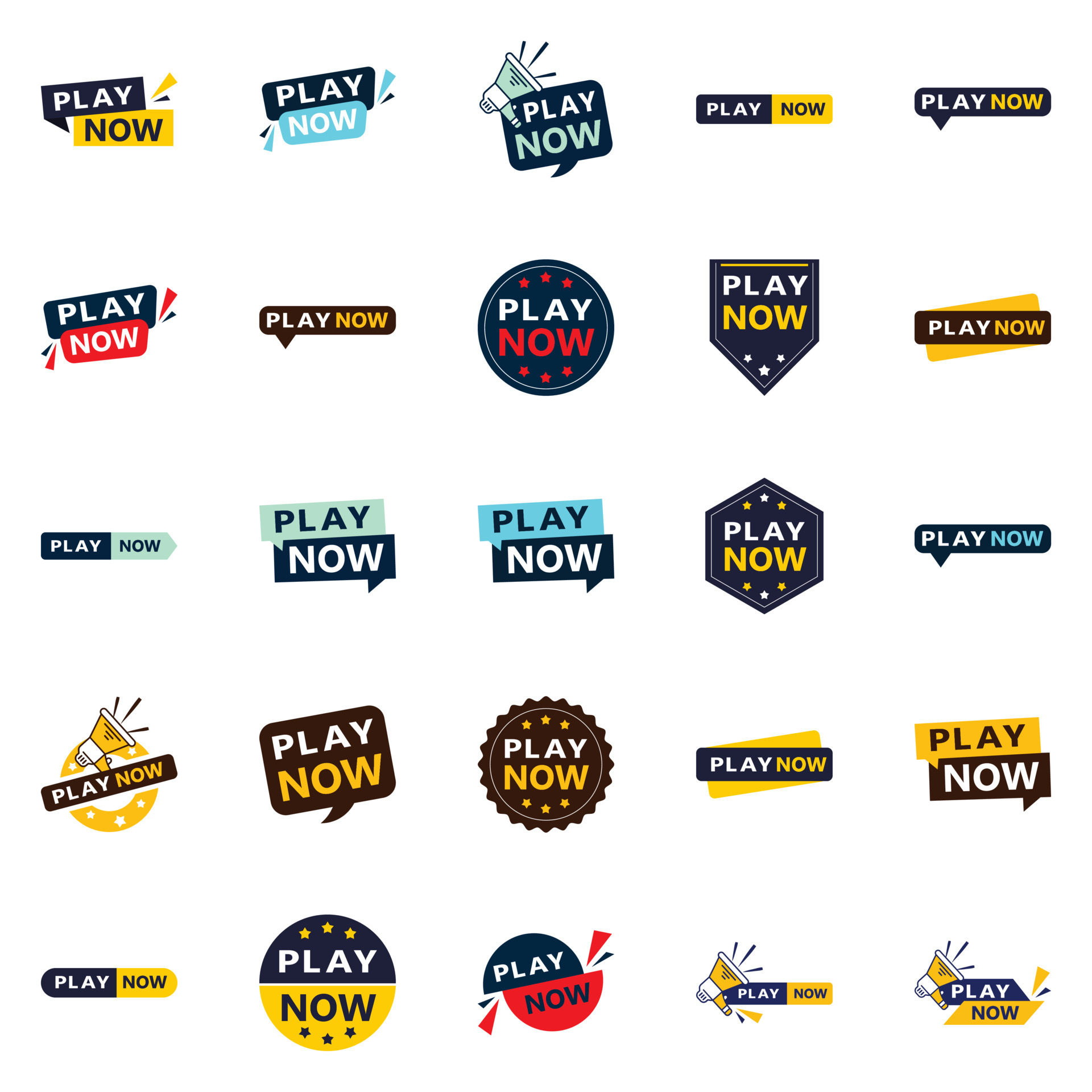 25 professional play now banners to take your business to the next
