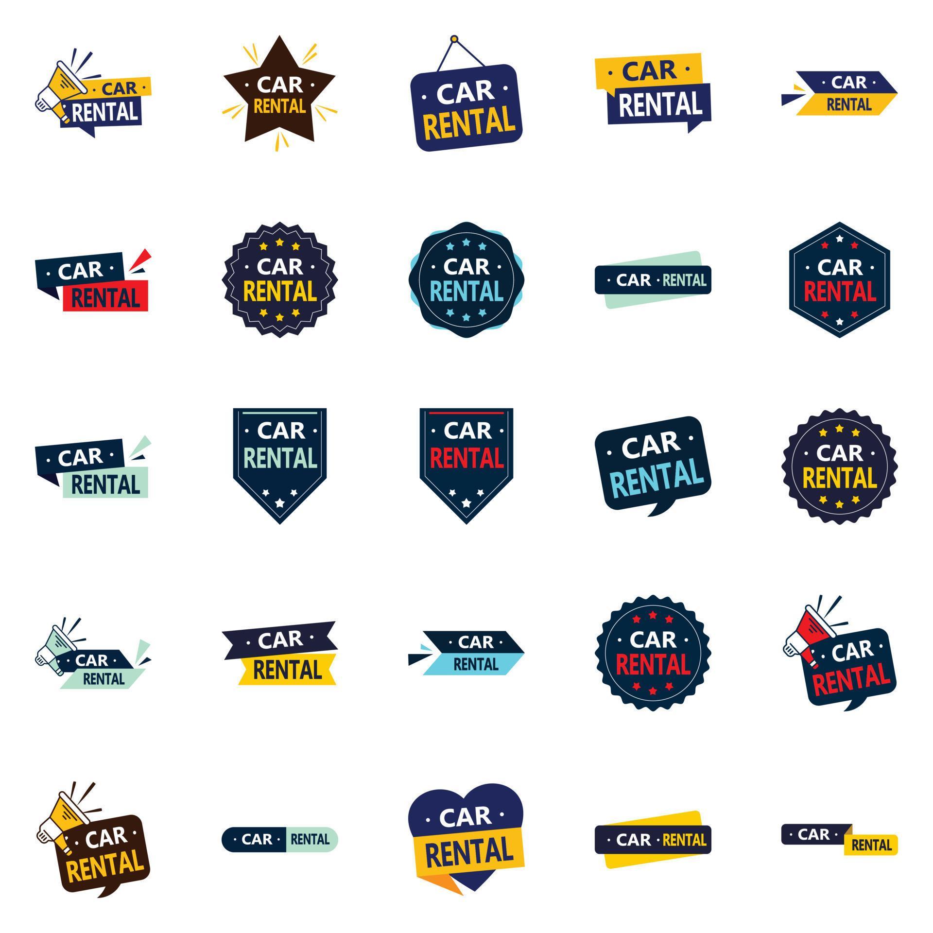 Car Rental 25 High quality vector designs for a professional and high