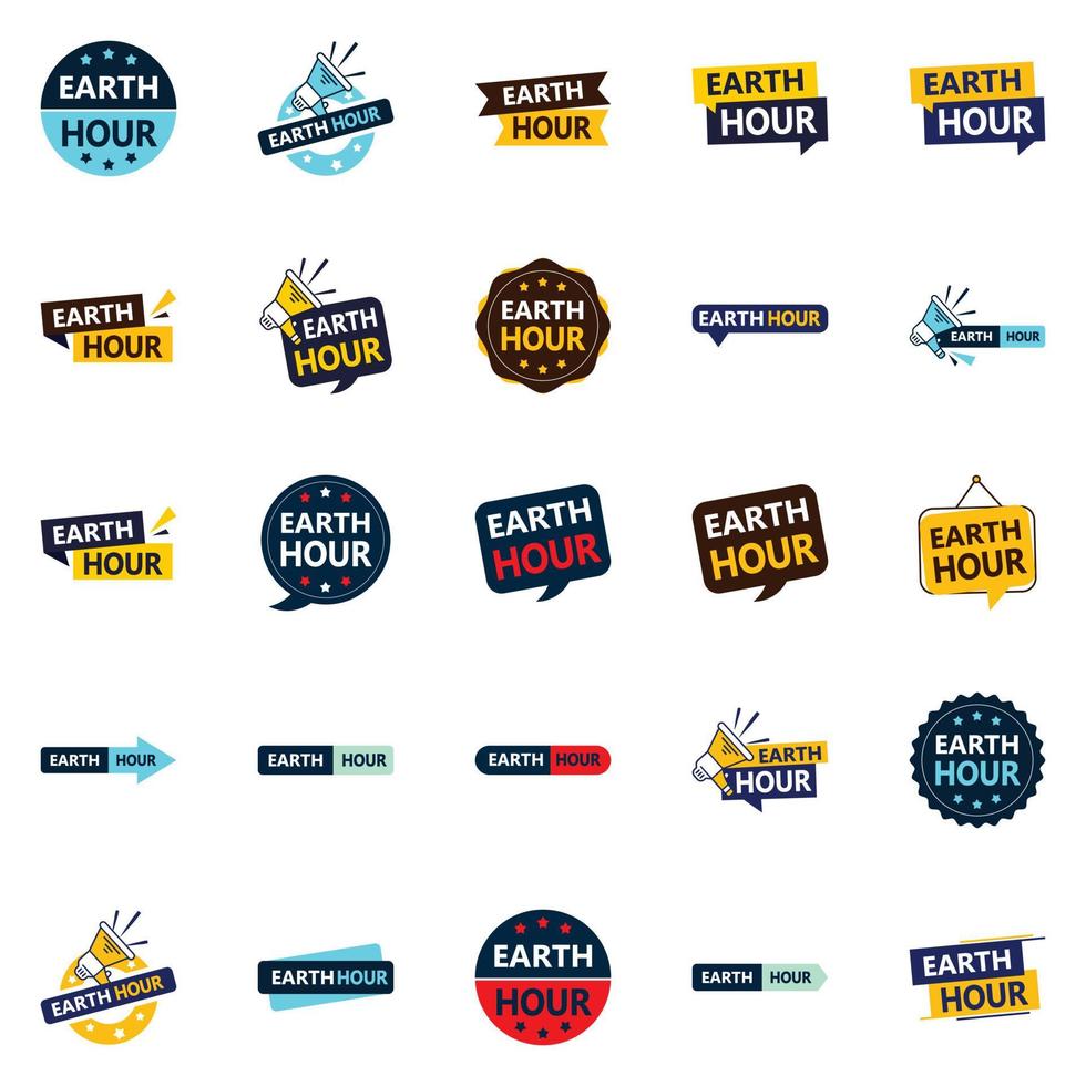 Earth Hour 25 High Impact Vector Banners to Boost Your Environmental Awareness Efforts