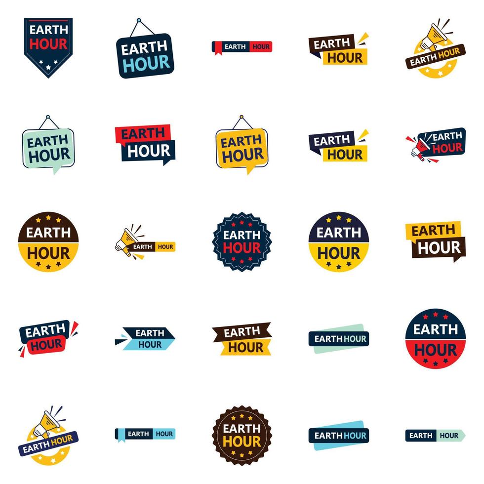 Earth Hour 25 Versatile Vector Banners for All Your Green Marketing and Advocacy Needs