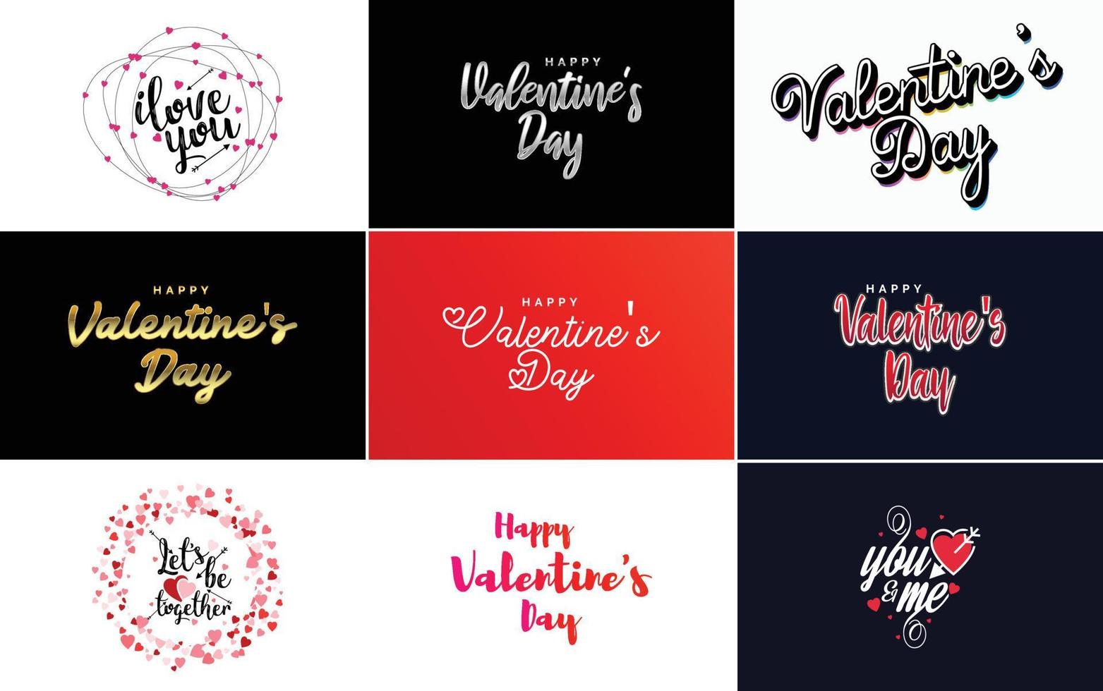 Love word art design with a heart-shaped background and a sparkling effect vector