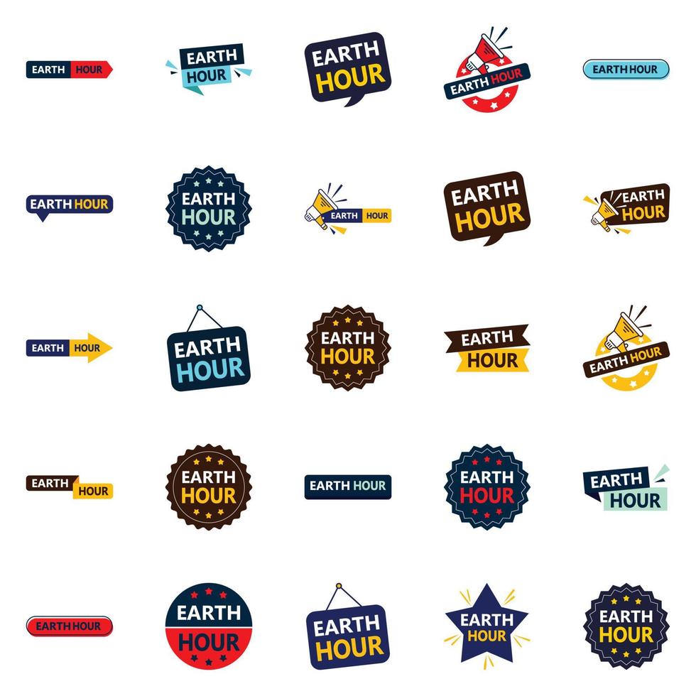 Earth Hour 25 High Impact Vector Banners to Make the Most out of Your Eco Friendly Efforts