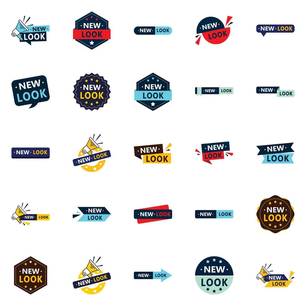 New Look 25 Versatile Vector Elements for a new brand direction
