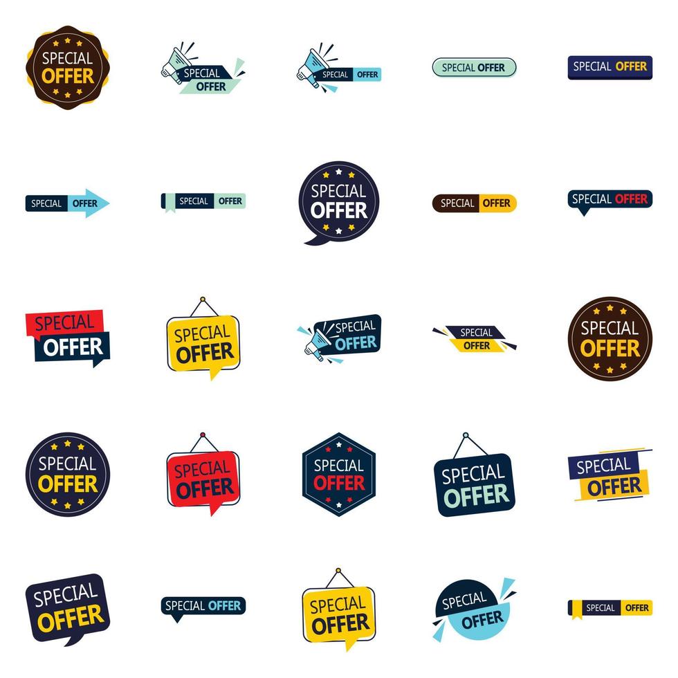 25 Professional Vector Designs in the Special Offer Bundle  Perfect for Product Designers