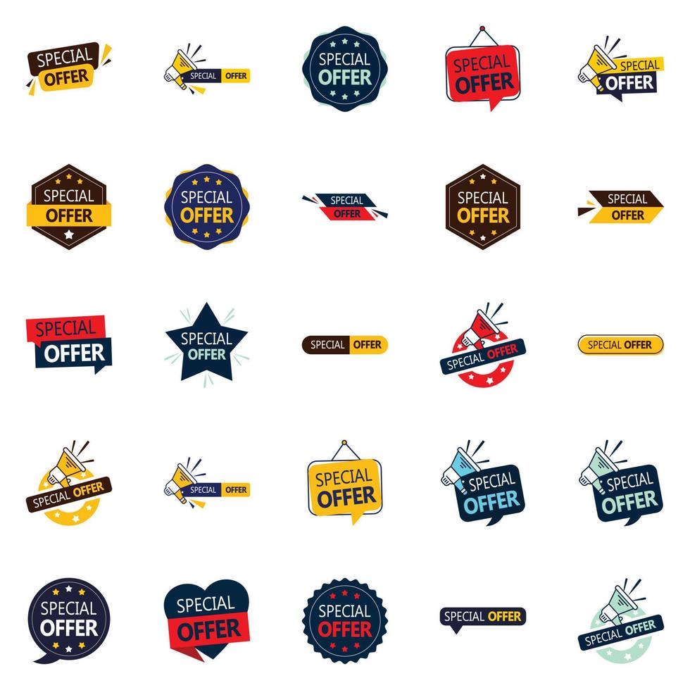 25 Customizable Vector Designs in the Special Offer Pack  Perfect for Branding