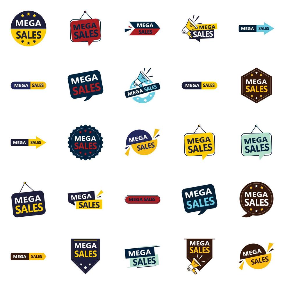 25 Editable Vector Designs in the Mega Sale Bundle   Perfect for Personalize Your Promotion