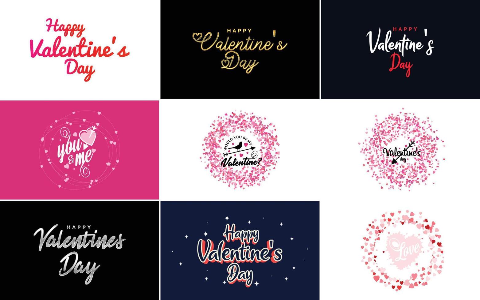 I Love You hand-drawn lettering with a heart design. suitable for use as a Valentine's Day greeting or in romantic designs vector