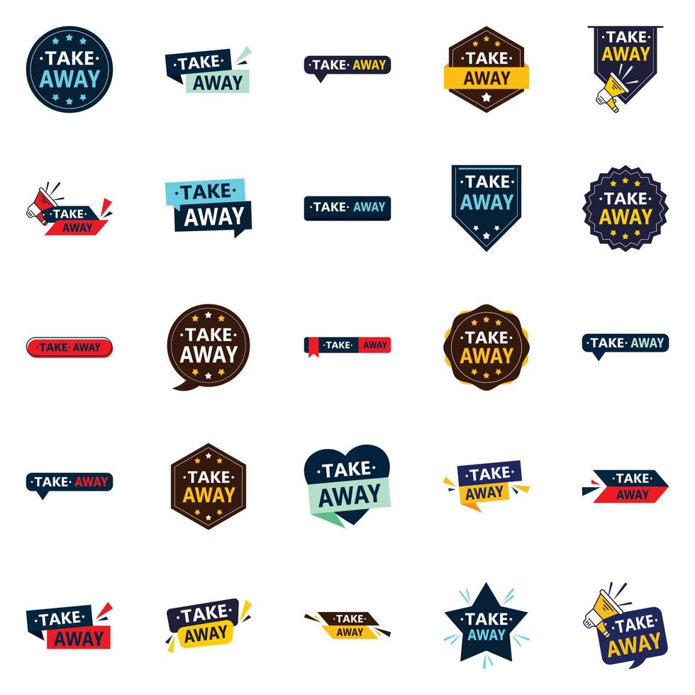 Take Away 25 High Impact Vector Banners to Make the Most out of Your Food Marketing Efforts