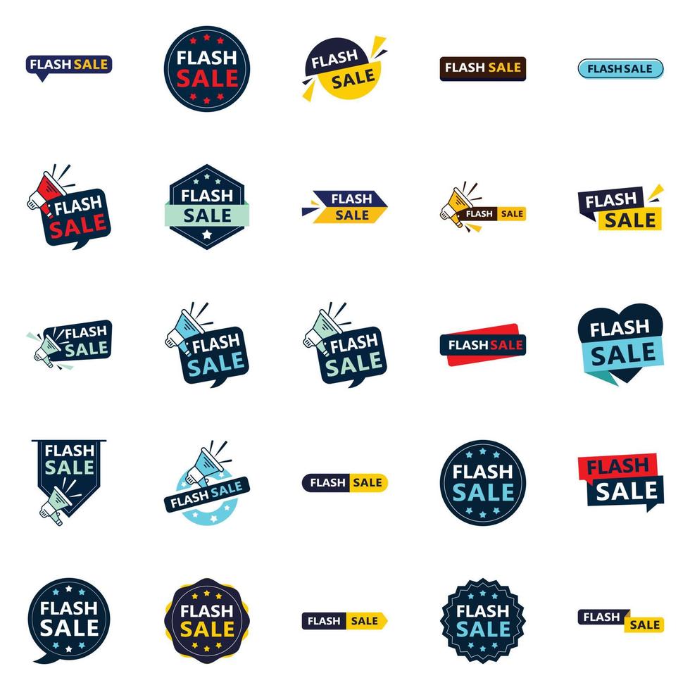 Flash Sale 25 High Impact Vector Banners to Make the Most out of Your Sales