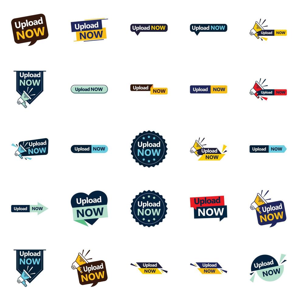 Upload Now 25 Professional Vector Designs to Elevate Your Marketing and Branding Efforts