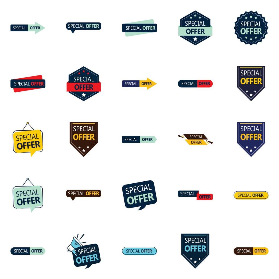25 Professional Vector Designs in the Special Offer Bundle  Perfect for Product Designers