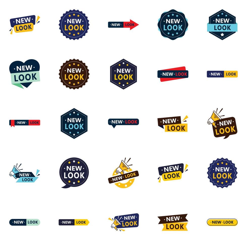 25 professional vector designs for a refreshed new look in your marketing